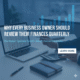 Quarterly Finance Review